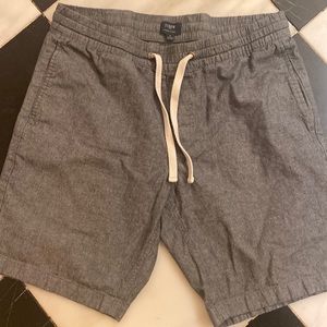 Mens j crew stadium short size medium grey charcoal color